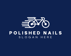 Simple Fast Bicycle Bike logo design