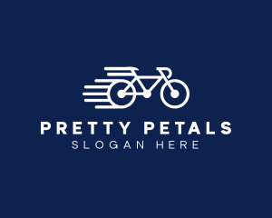 Simple Fast Bicycle Bike logo design