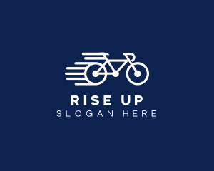 Simple Fast Bicycle Bike logo design