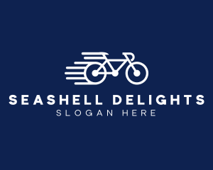 Simple Fast Bicycle Bike logo design