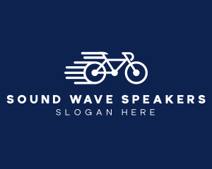 Simple Fast Bicycle Bike logo design