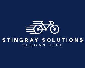 Simple Fast Bicycle Bike logo design