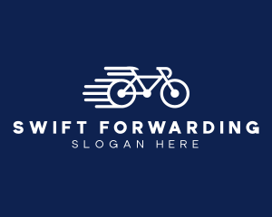 Simple Fast Bicycle Bike logo design