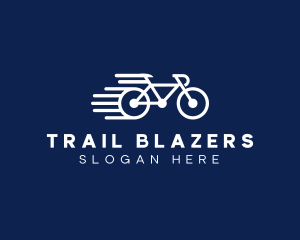 Simple Fast Bicycle Bike logo design