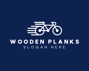 Simple Fast Bicycle Bike logo design