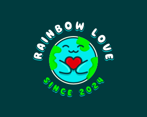 Planet Earth Love logo design