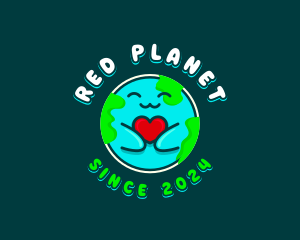 Planet Earth Love logo design