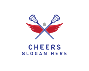Sports Team - Lacrosse Team Wings logo design
