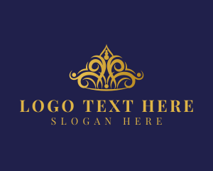 Queen - Tiara Pageant Queen logo design