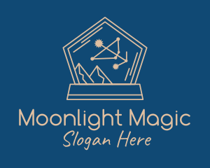 Nighttime - Night Sky Constellation logo design