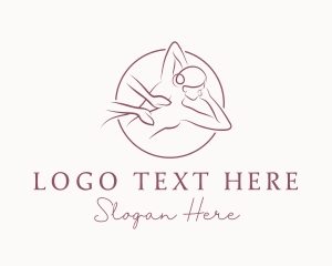 Woman - Red Health Osteopathy logo design