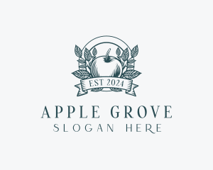 Organic Apple Farm  logo design
