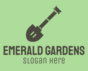 Landscape Gardening Shovel  logo design