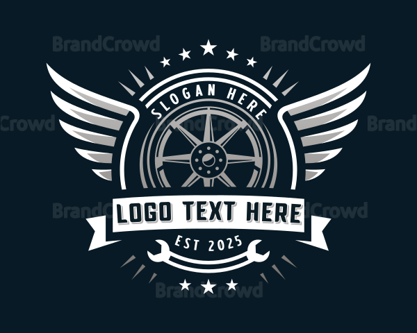 Automotive Tire Mechanic Logo