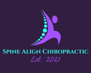 Spine Body Chiropractor logo design