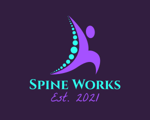 Spine - Spine Body Chiropractor logo design