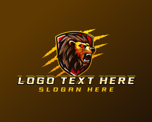 Esports - Shield Lion Esports logo design