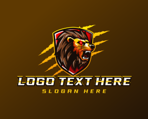 Mascot - Shield Lion Esports logo design