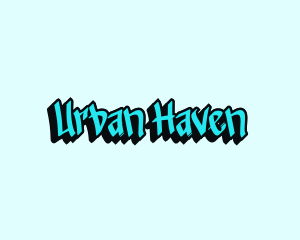 Urban Skater Graffiti logo design