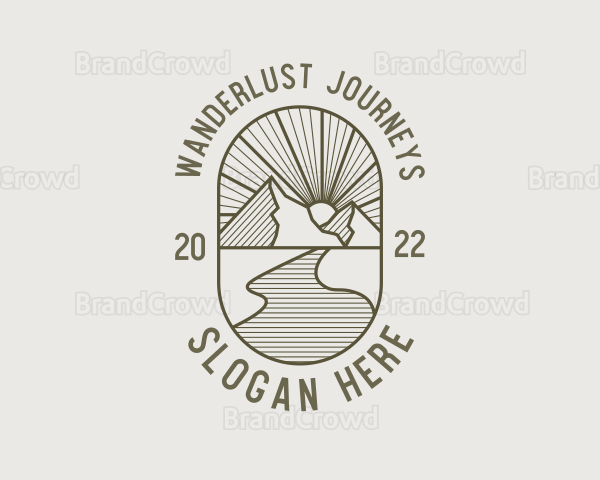 Mountain Nature Travel Logo