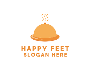 Foot - Hot Food Tray Hat logo design