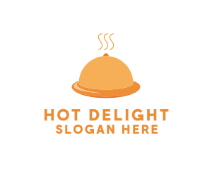 Hot Food Tray Hat logo design