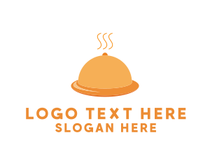 Hotel - Hot Food Tray Hat logo design