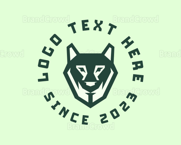 Hunting Wolf Animal Logo