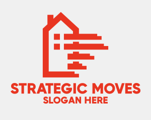 Red House Mover logo design