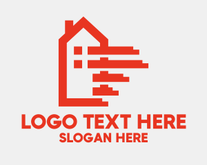 Lot - Red House Mover logo design