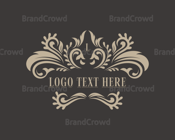 Floral Wedding Event Logo