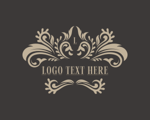 Feminine - Floral Wedding Event logo design