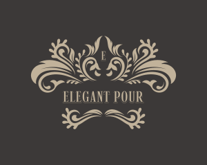 Floral Wedding Event logo design