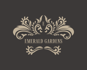 Floral Wedding Event logo design