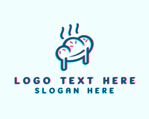 Bread - Glitch Bread Sprinkle logo design