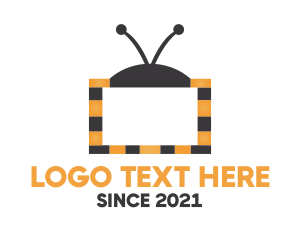 Radio - Bee Television Screen logo design