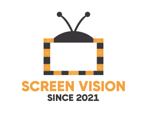 Television - Bee Television Screen logo design