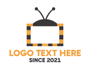 Tv - Bee Television Screen logo design