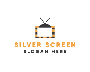 Bee Television Screen logo design