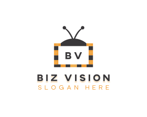 Bee Television Screen logo design