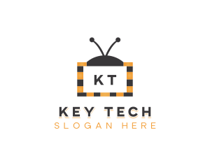 Bee Television Screen logo design