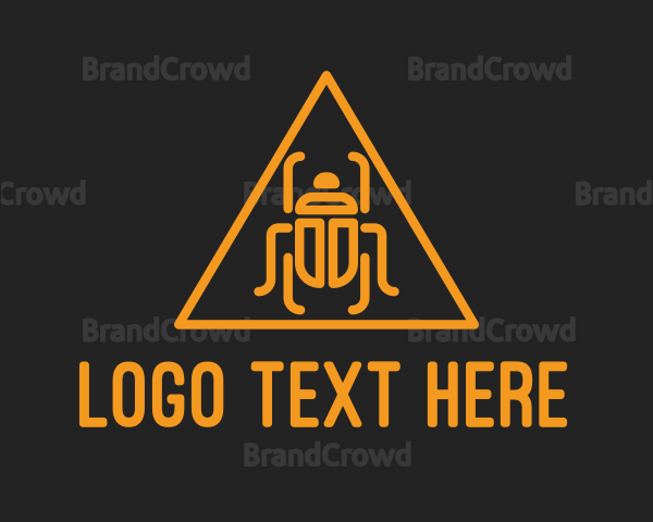 Orange Pyramid Beetle Logo