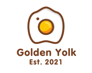 Yolk - Egg Yolk Camera logo design