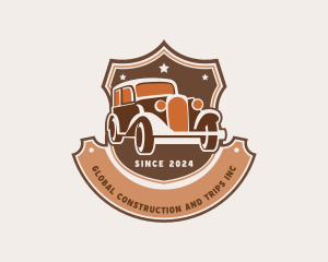 Classic Car Mechanic Logo