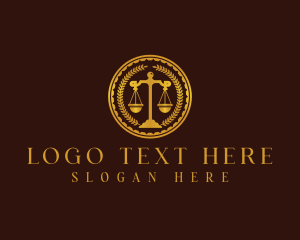 Law - Law Justice Scale logo design