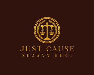 Law Justice Scale logo design