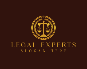 Law - Law Justice Scale logo design