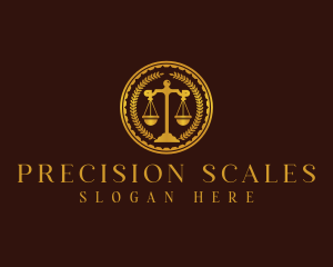 Law Justice Scale logo design