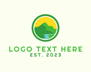 Camp - Outdoor Mountain Alps logo design