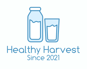 Nutrition - Dairy Milk Bottle logo design